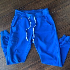 FIGS Zamora Jogger Scrub Pants - royal blue
